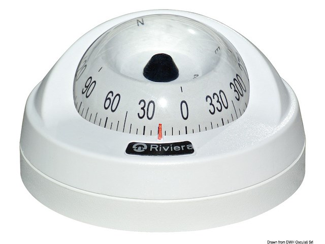 Bussola Riviera BAR 2"1/2 bianca,rosa bianca