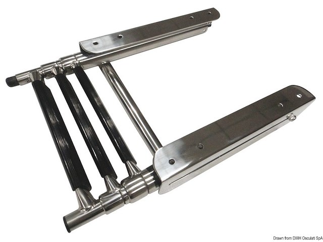 Scaletta telescopica 3 gradini