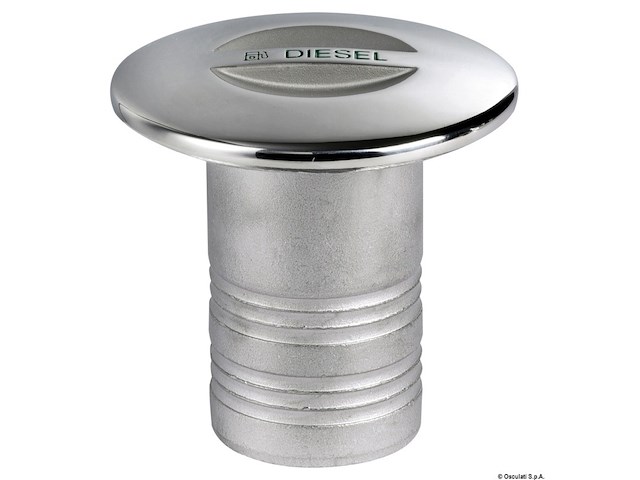 Tappo inox a filo Diesel 50 mm