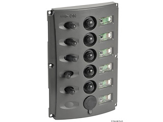 Pannello elettrico fusibili automatici doppio LED