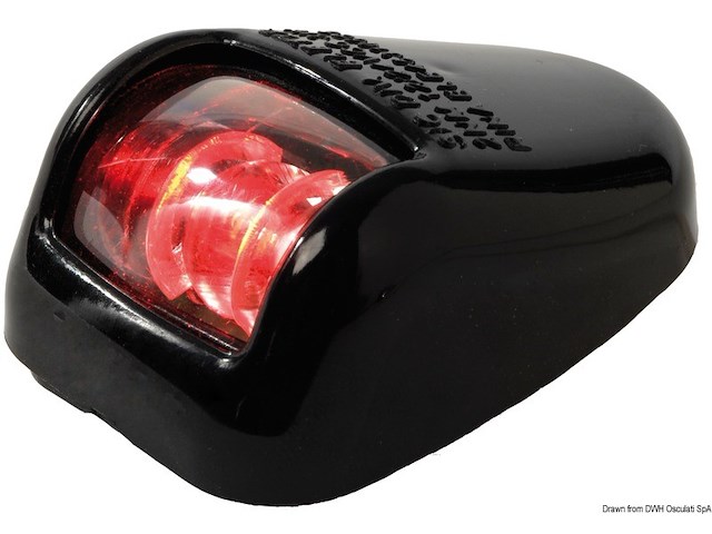 Fanale nero rosso 112° Orions