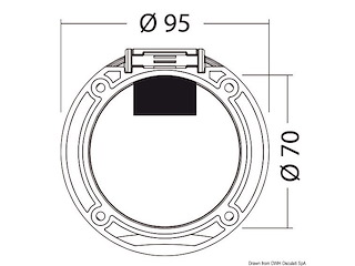Box e coperchio Classic Evo foro trasversale