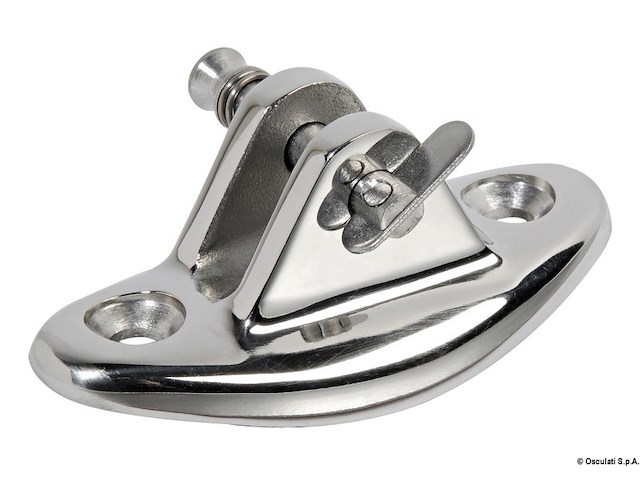 Supporto forcella concavo per tubo 40 mm