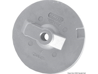 Anodo alluminio Alpha/Bravo 35/300 HP