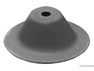 Portatendalino grigio scuro RAL 7012 100 mm