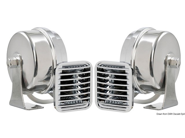 Tromba ABS cromato doppia alta potenza