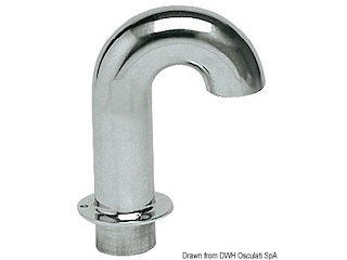 Uscita a pipa inox per cavi