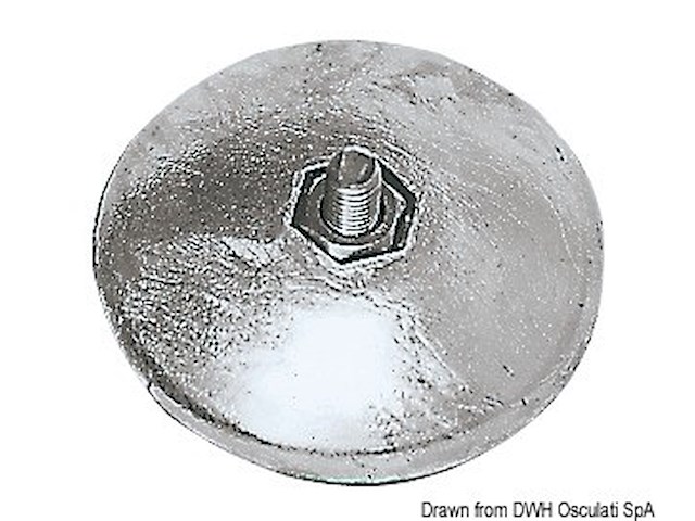 Anodo a rosa 70 mm 380 g