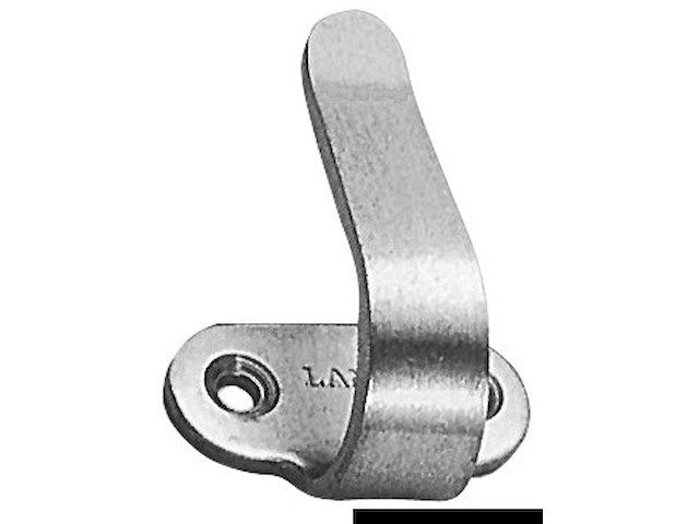 Gancio inox parete mm 60