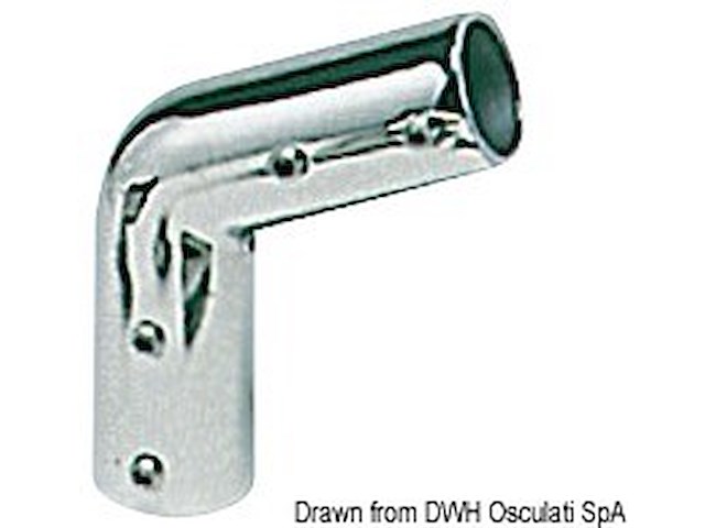 Angolare inox 110° 22 mm