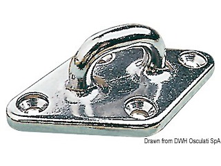 Golfare inox 4 fori 65 mm