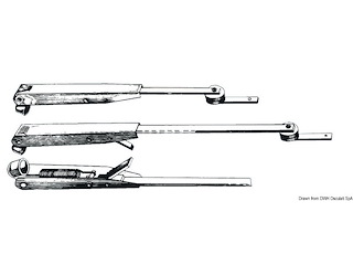 Braccio tergicristallo regolabile 455/615 mm