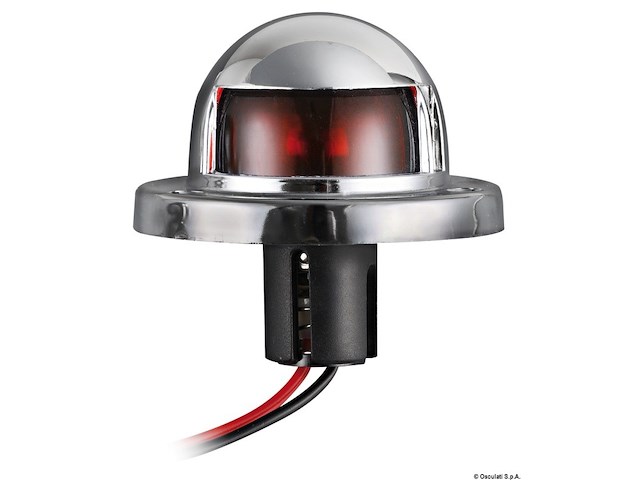 Fanalino ABS cromato rosso 112°