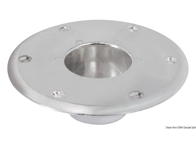 Base alluminio da pavimento per tavolo
