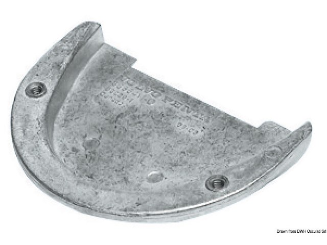 Anodo alluminio OMC Cobra DuoProp