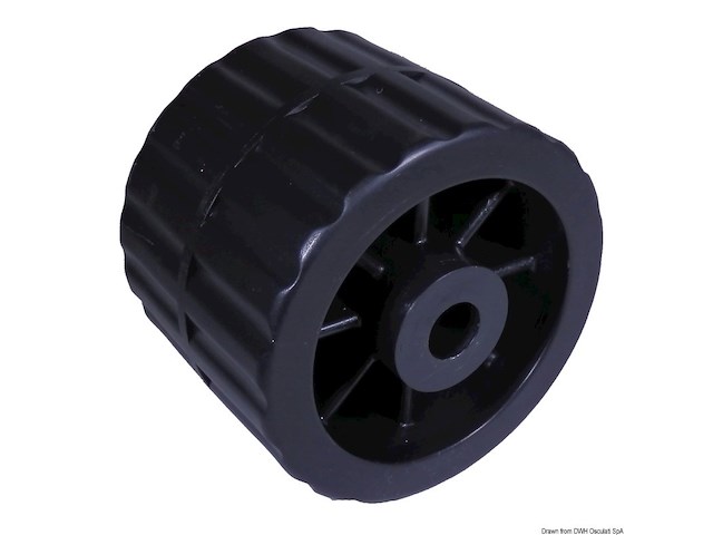 Rullo laterale nero Ø 15 mm