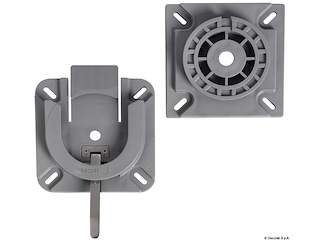 Base girevole e removibile con blocco