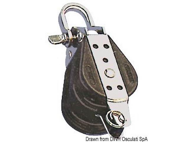 Bozzello sfere 2 pulegge grillo arricavo 12x57