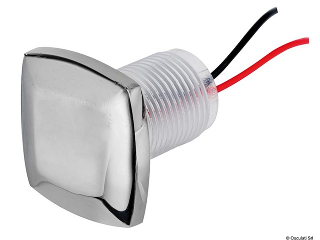 Luci di cort LED SQUARE luce bianca verso il basso