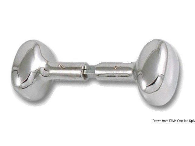Maniglia pomolo doppio ott.cr