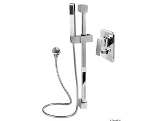 Saliscendi doccia con misc.Square V.2 tubo in PVC