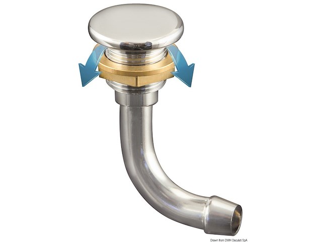 Sfiato flush 90° 16 mm