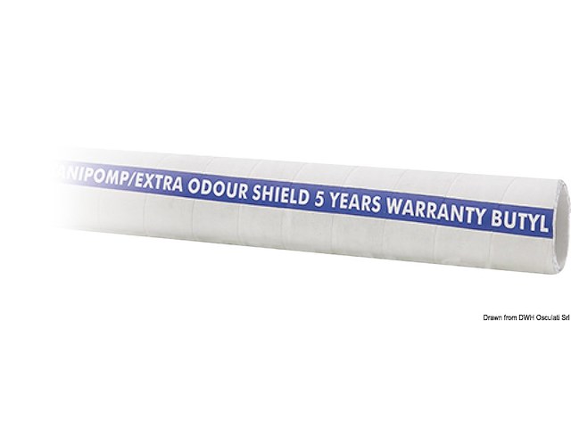 Tubo anti odore W.C da 19mm bobina da 40 MT