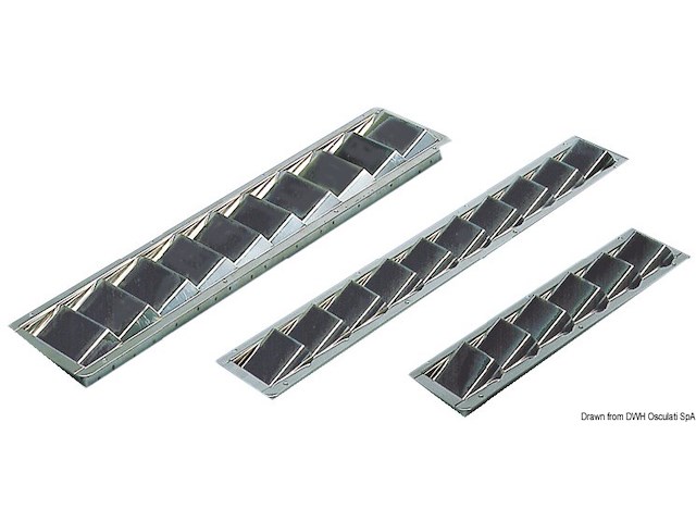 Presa aria inox 525 x 112 mm