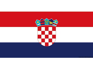 Bandiera Croazia 40 x 60 cm