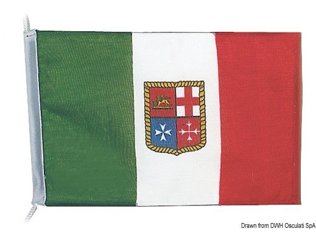 Bandiera poliestere Italia 30 x 45 cm