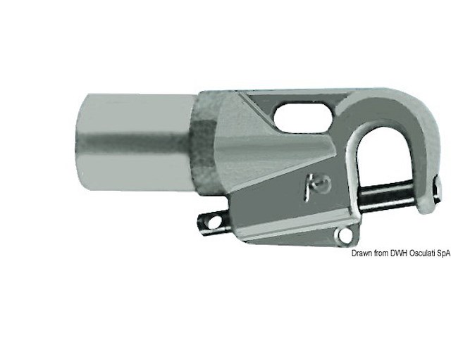 Attacco tangone lega leggera 65x60 mm