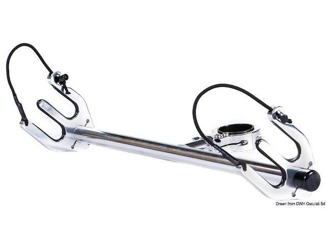 Staffa per sci con forche da 38 mm