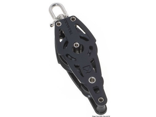 Bozzello 2 pulegge a violino arricavo A