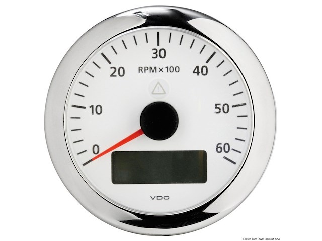 Contagiri 6000 RPM bianco