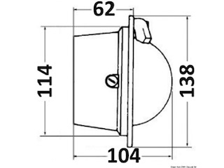Bussola Riviera Polare BP1 3" nera/nera