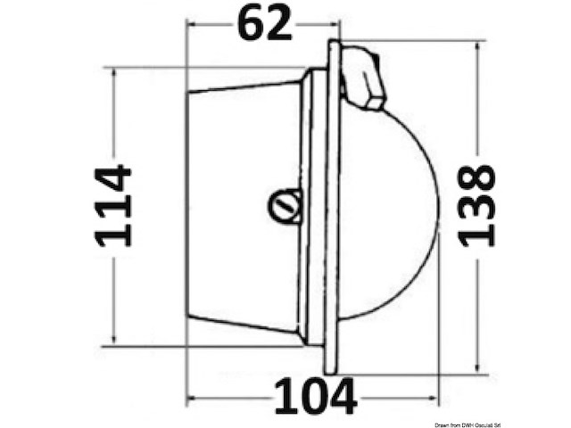 Bussola Riviera Polare BP1 3" nera/nera