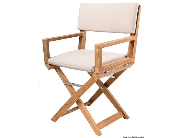 Sedia pieghevole ARC in Teak sabbia