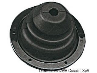 Soffietto in gomma con ghiera ABS 140 mm