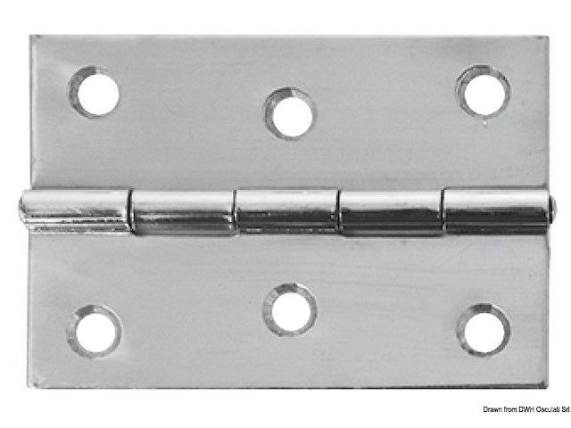 Cerniera inox mm 75x50