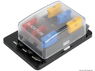 Scatola portafusibili con spie 6 sedi