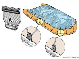 Aggancio nylon per teloni