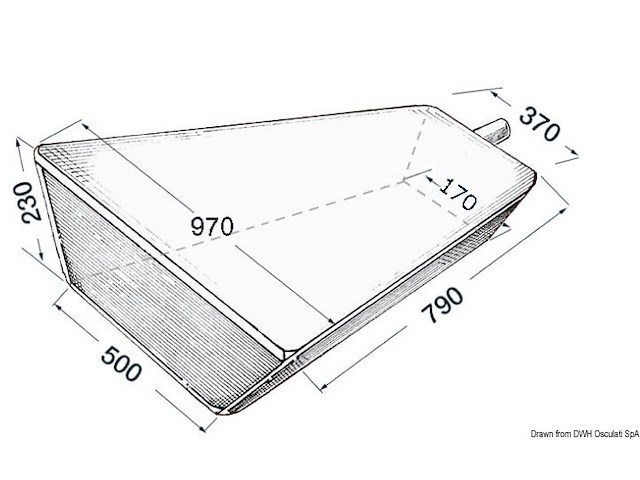 Serbatoio rigido acqua 80 l