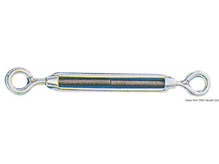 Tenditore inox 2 occhi 5 mm