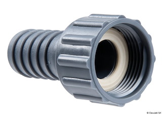 Portagomma diritto femmina 1" x 25 mm