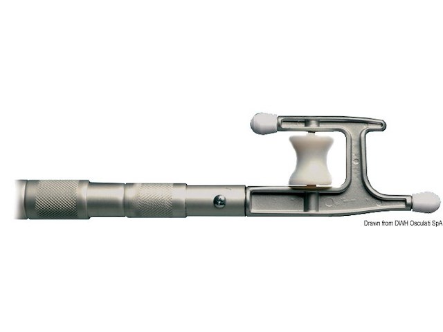 Gancio accosto tritelescopico con raffio