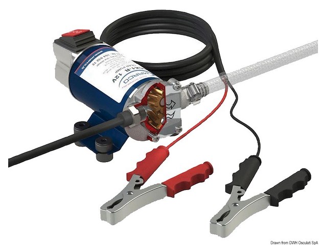 Kit per cambio olio con ingranaggi in bronzo 12V