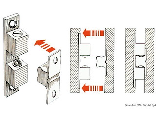 Fermaporte a sfere 49x10