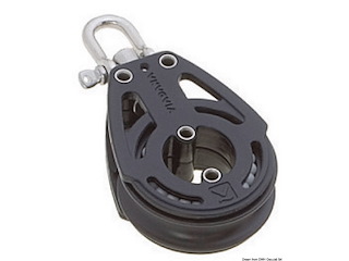 Bozzello 1 puleggia girevole o bloccabile B