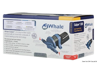 Pompa Whale Gulper 320 12V Retail