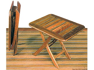 Tavolo teak 50x40 cm